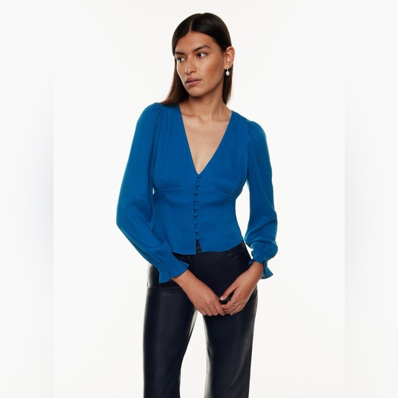 Aritzia Wilfred Spellbound Blouse (Size 2XS) - Picture 2 of 11